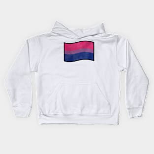 Foggy Bisexual Pride Flag Kids Hoodie